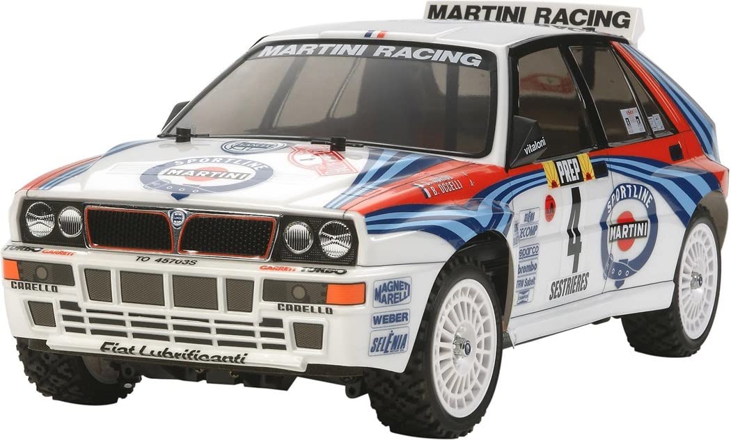 TAMIYA Lancia Martini ラリーカー Amazon.com: Rally Lancia Delta Integrale TT02 1:10 Kit : Toys & Games